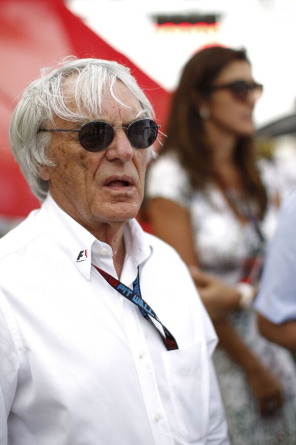 Bernie Ecclestone lors du Grand Prix de Bahreïn à Sakhir, le 21 avril 2013