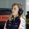 Susie Wolff, pilote d'essai Williams F1 lors du Grand Prix de Bahreïn à Sakhir, le 21 avril 2013