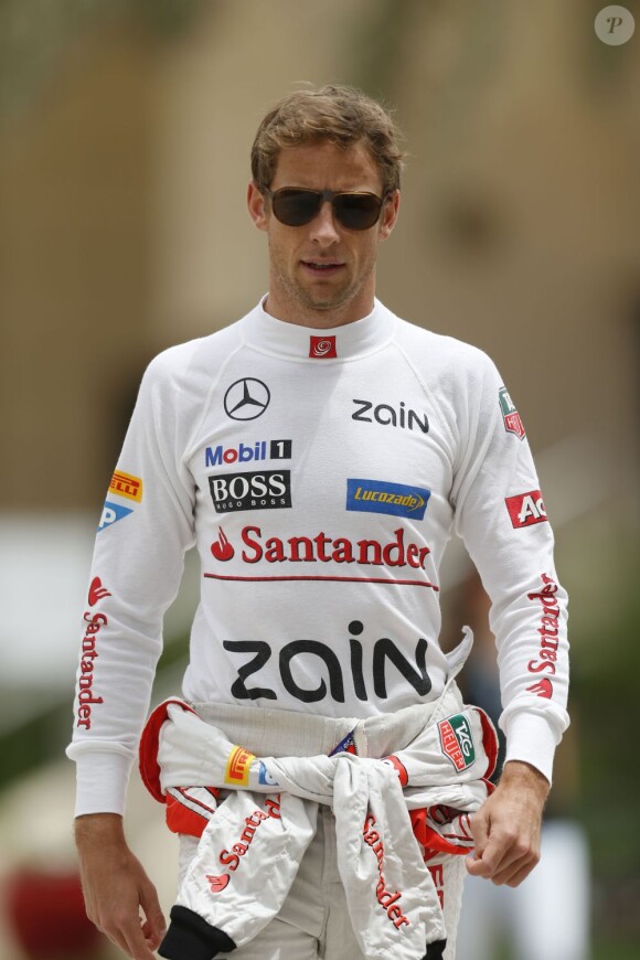 Jenson Button lors du Grand Prix de Bahreïn à Sakhir, le 21 avril 2013