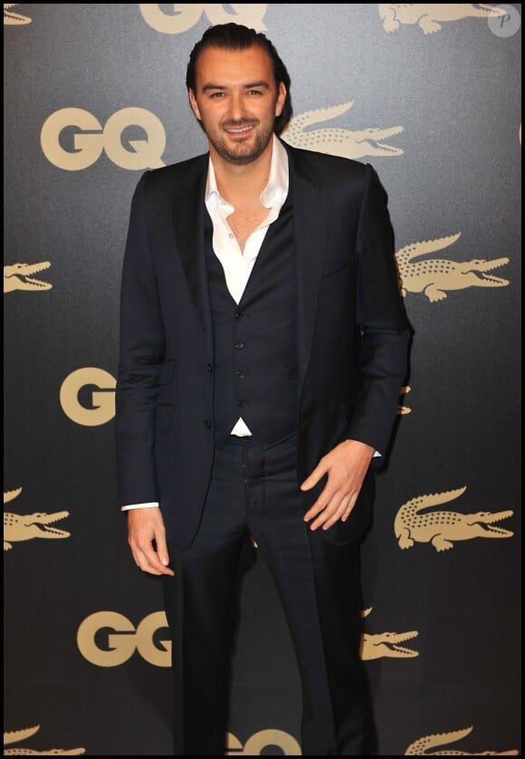 Cyril Lignac à la soirée GQ Hommes de l'année 2011 à Paris, le 18 janvier 2012.