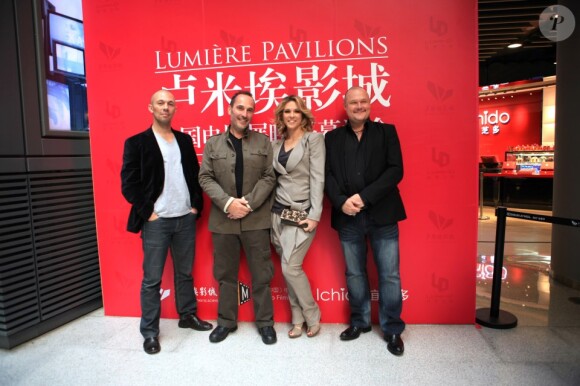 Lorie superbe et élégante pour l'ouverture du Festival de Pékin, le 16 avril 2013.
