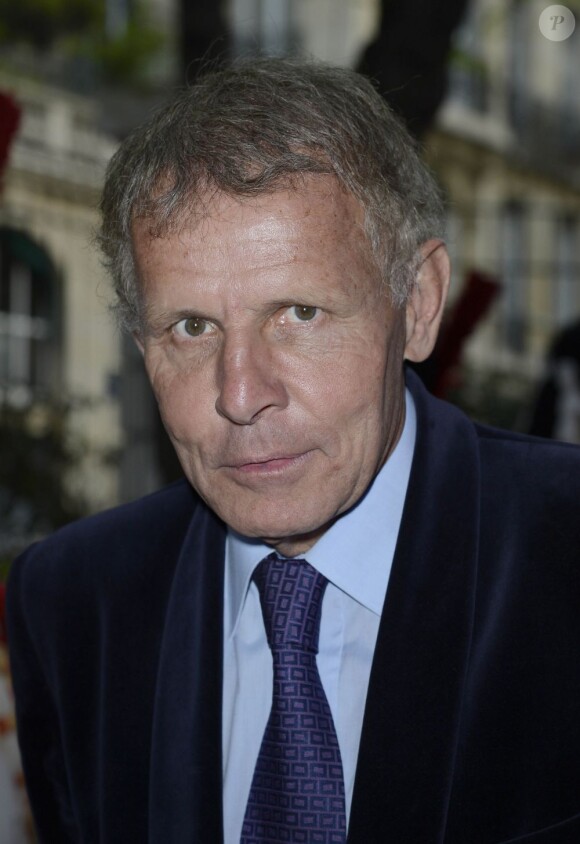 Patrick Poivre d'Arvor à l'inauguration du nouvel Institut des lettres et des manuscrits à Paris, le 24 avril 2013.
