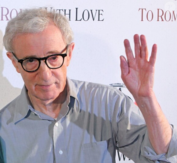 Woody Allen lors de la première To Rome With Love au MK2 Bibliothèque à Paris, le 25 juin 2012.