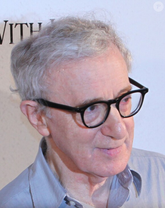Woody Allen présente To Rome With Love à Paris, le 25 juin 2012.
