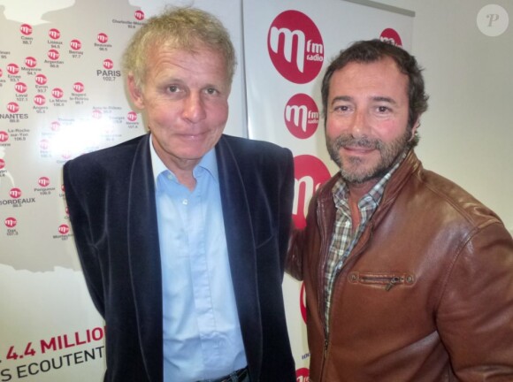 Patrick Poivre d'Arvor au micro du sympathique Bernard Montiel sur MFM Radio, samedi 27 avril 2013