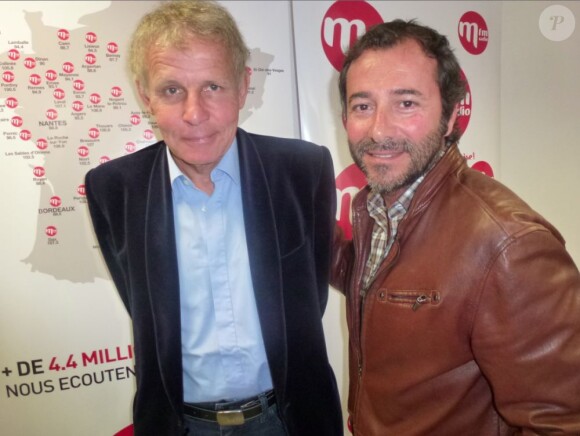 Patrick Poivre d'Arvor au micro de Bernard Montiel sur MFM Radio, samedi 27 avril 2013