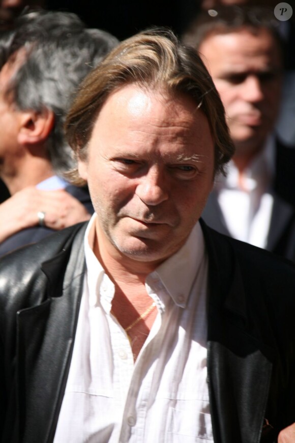 Thierry Séchan sur l'île Saint-Louis à Paris le 13 mai 2008