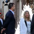 Exclusif - Fergie, enceinte et Josh Duhamel sortent de chez eux pour se rendre a l'exposition "Giorgio Armani Paris Photo" a Los Angeles, le 25 avril 2013.