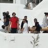 Le clan Kardashian-Jenner poursuit ses vacances en Grèce et profite d'une après-midi ensoleillée sur l'île de Santorin. Le 29 avril 2013.