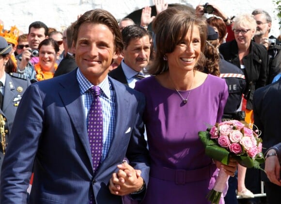 Le prince Maurits d'Orange-Nassau et la princesse Marilène lors du Jour de la reine le 30 avril 2011.