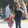 Jennifer Garner et sa fille Seraphina vont prendre le petit-déjeuner à Santa Monica. Le 2 mai 2013.