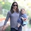 Jennifer Garner emmène sa fille violet à l'école avec son fils Samuel à Santa Monica le 3 mai 2013.