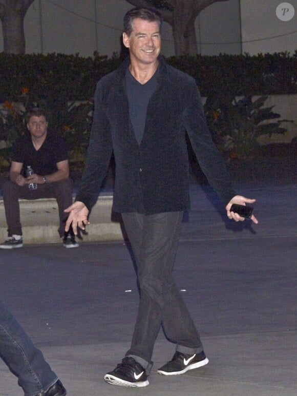 Pierce Brosnan va au concert des Rolling Stones à Los Angeles le 3 mai 2013.