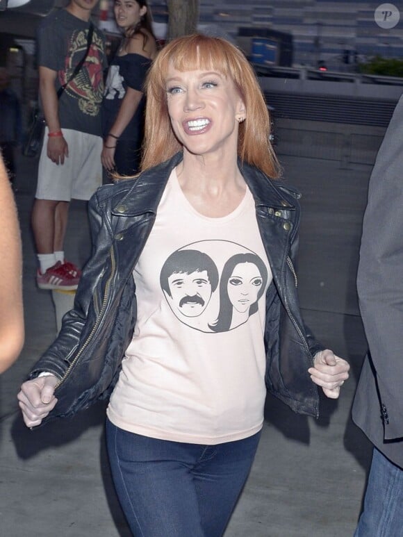 Kathy Griffin va au concert des Rolling Stones à Los Angeles le 3 mai 2013.