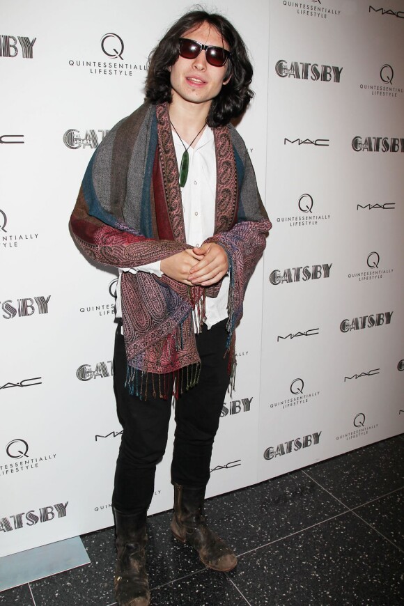 Ezra Miller à la projection spéciale de Gatsby le Magnifique au MoMA de New York le 5 mai 2013.