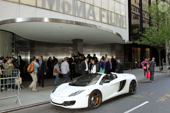 Une McLaren MP4-12C ou l'élégance à a projection spéciale de Gatsby le Magnifique au MoMA de New York le 5 mai 2013.