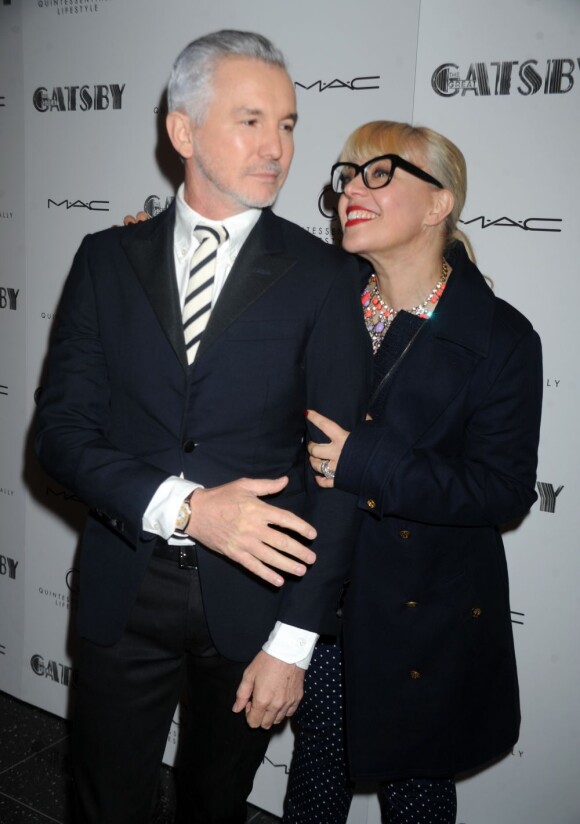 Catherine Martin et son mari Baz Luhrmann à la projection spéciale de Gatsby le Magnifique au MoMA de New York le 5 mai 2013.