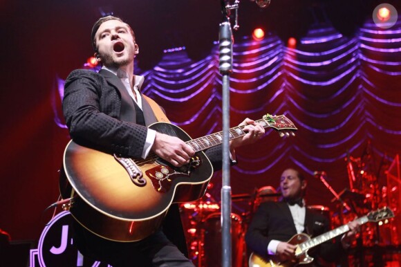Le sexy Justin Timberlake sur scène, au Roseland Ballroom de New York, le 5 mai 2013.