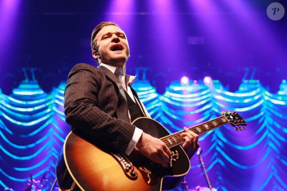 Justin Timberlake sur scène, au Roseland Ballroom de New York, le 5 mai 2013.