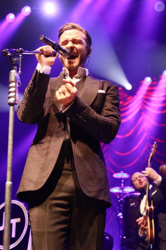 Justin Timberlake sur scène, au Roseland Ballroom de New York, le 5 mai 2013.