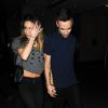 Liam Payne et son ex-petite amie Danielle Peazer quittent un club à Londres, le 2 avril 2013.