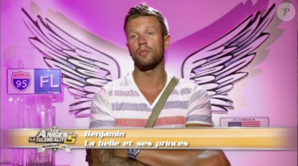 Benjamin dans les Anges de la télé-réalité 5, lundi 6 mai 2013 sur NRJ12