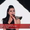 Cécilia Pascal dans The Voice 2 sur TF1 le 4 mai 2013 sur TF1.