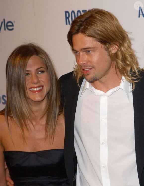 Jennifer Aniston et Brad Pitt en 2003