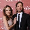 Angelina Jolie et Brad Pitt en janvier 2012