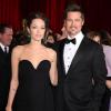 Angelina Jolie et Brad Pitt aux Oscars en février 2009