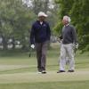 Barack Obama s'est offert une partie de golf sur le 18 trous de la base d'Andrews, en compagnie des sénateurs Saxby Chambliss, Bob Corker et Mark Udall le 6 mai 2013