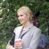 Kelly Rutherford sur le tournage de Gossip Girl à New York, le 10 septembre 2012