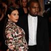 Kim Kardashian et Kanye West au MET gala à New York le 6 mai 2013.