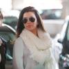 Eva Longoria arrive à l'aéroport Charles de Gaulle et se rend à son hôtel parisien, le 11 mai 2013