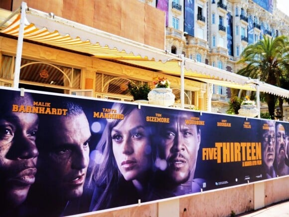 Alors que le film "The Death Squad" part au montage, 513 - (513° Fahrenheit, la chaleur degagee par une balle sortant d'un revolver) - le dernier film de Kader Auyd est presenté à l'heure du Festival de Cannes - 11 mai 2013