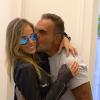 Exclusif - Nathalie Sorensen et Christian Audigier sur le tournage du film 'Death Squad' d'Olivier Merckx dans la banlieue de Bruxelles en Belgique le 11 mai 2013