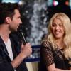 Adam Levine et Shakira lors de l'émission Extra sur NBC à Los Angeles, le 6 mai 2013.