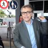 Christoph Waltz, membre du jury, arrive à Nice pour le 66e festival de Cannes, le 14 mai 2013.