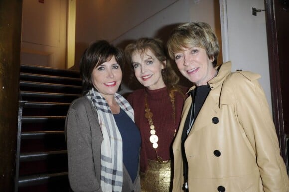 Liane Foly, Cyrielle Clair et Alice Dona - Représentation de la pièce "Ninon, Lenclos ou la liberté" au Théâtre des Mathurins à Paris le 15 mai 2013.