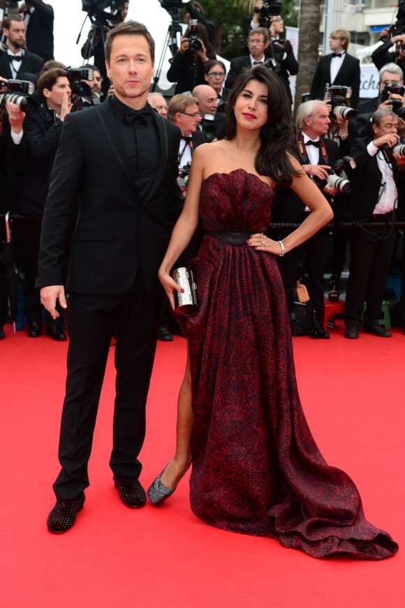 Stéphane Rousseau et sa compagne Reem Kherici au Festival de Cannes 2013. Le 16 mai 2013.