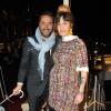 Bruce Toussaint et Daphné Bürki enceinte à la soirée du film Jeune et Jolie  sur la plage Magnum à Cannes le 16 mai 2013.