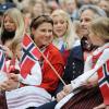 La princesse Märtha-Louise de Norvège et son époux Ari Behn, avec leurs trois filles Maud Angelica, Leah Isadora et Emma Tallulah, célébraient le 17 mai 2013 la Fête nationale norvégienne... à Londres.