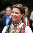  La princesse Märtha-Louise de Norvège radieuse le 17 mai 2013 lors de la Fête nationale norvégienne... à Londres. 