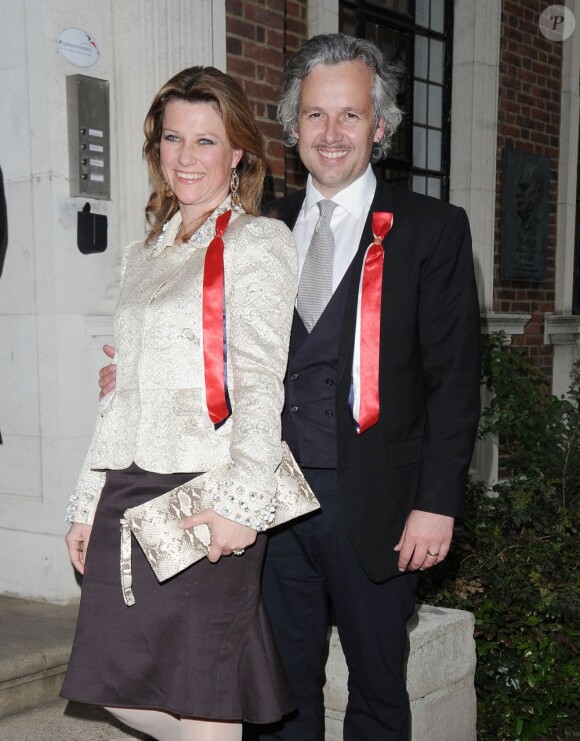 La princesse Märtha-Louise de Norvège et son mari Ari Behn prenaient part le 17 mai 2013 à Londres à un dîner ponctuant les célébrations de la fête nationale norvégienne.