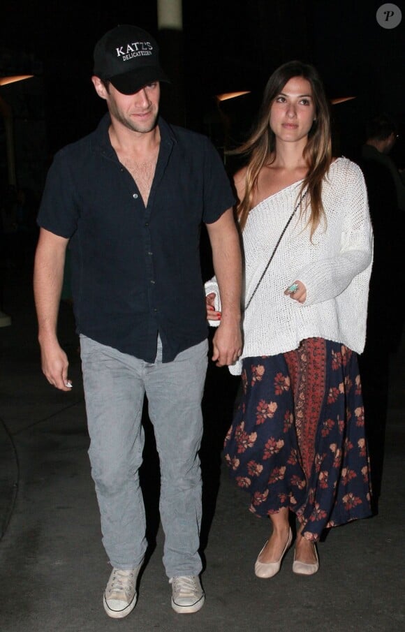 EXCLU : Justin Bartha et sa compagne Lia Smith en septembre 2012 à Los Angeles