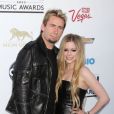 Avril Lavigne et son fiancé Chad Kroeger lors des Billboard Music Awards au MGM Grand. Las Vegas, le 19 mai 2013.