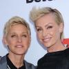 Ellen DeGeneres et Portia de Rossi à Los Angeles, le 29 avril 2013.