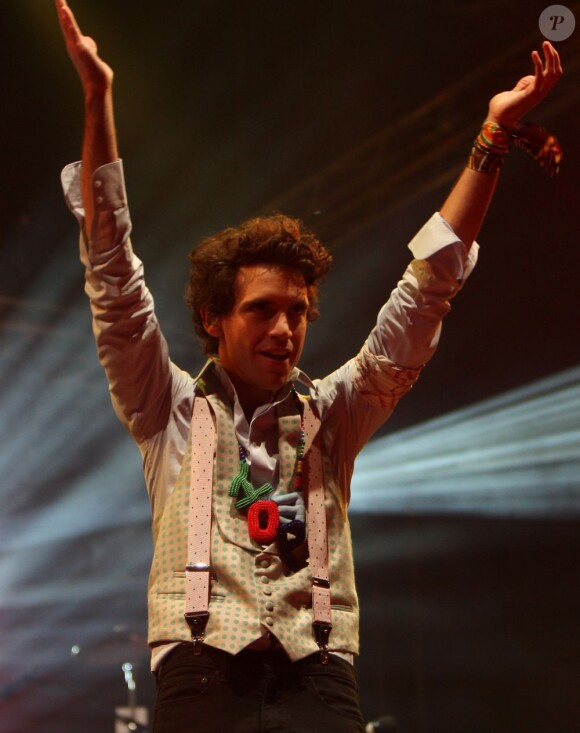 Le chanteur Mika au Concert pour tous à la place de la Bastille à Paris, le 21 Mai 2013.