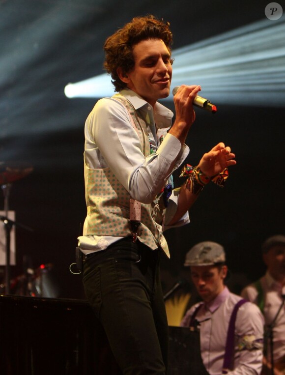 Le chanteur Mika au Concert pour tous à la place de la Bastille à Paris, le 21 Mai 2013.
