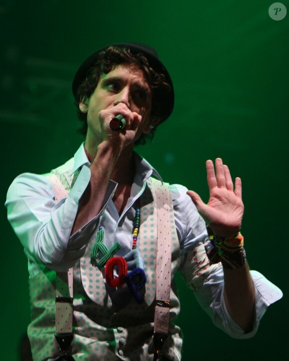 Mika au Concert pour tous à la place de la Bastille à Paris, le 21 Mai 2013.